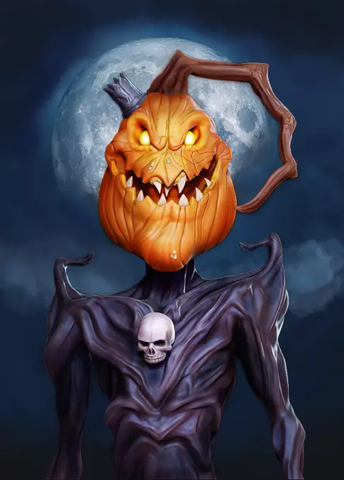 Pumpkin King Halloween Special 3D print model_0