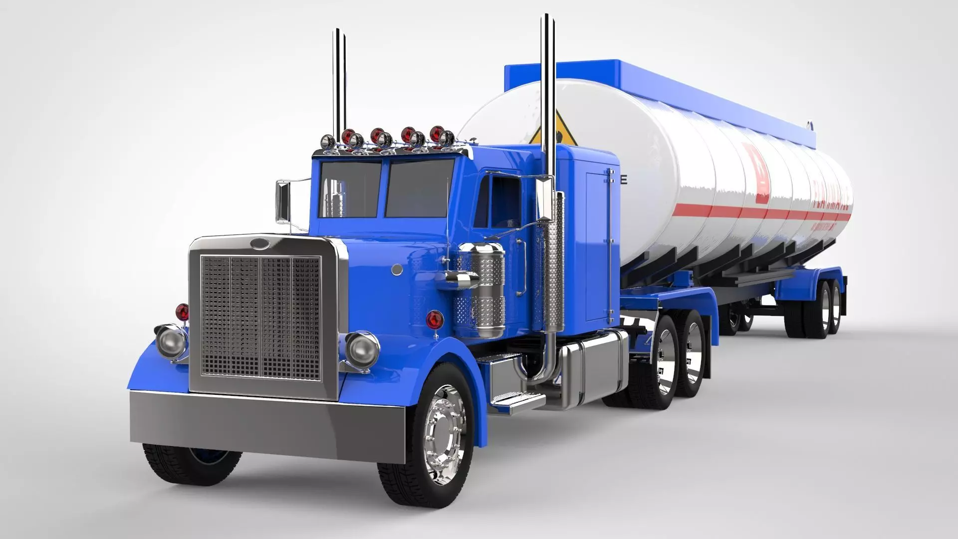 PeterBilt Truck Free 3D model