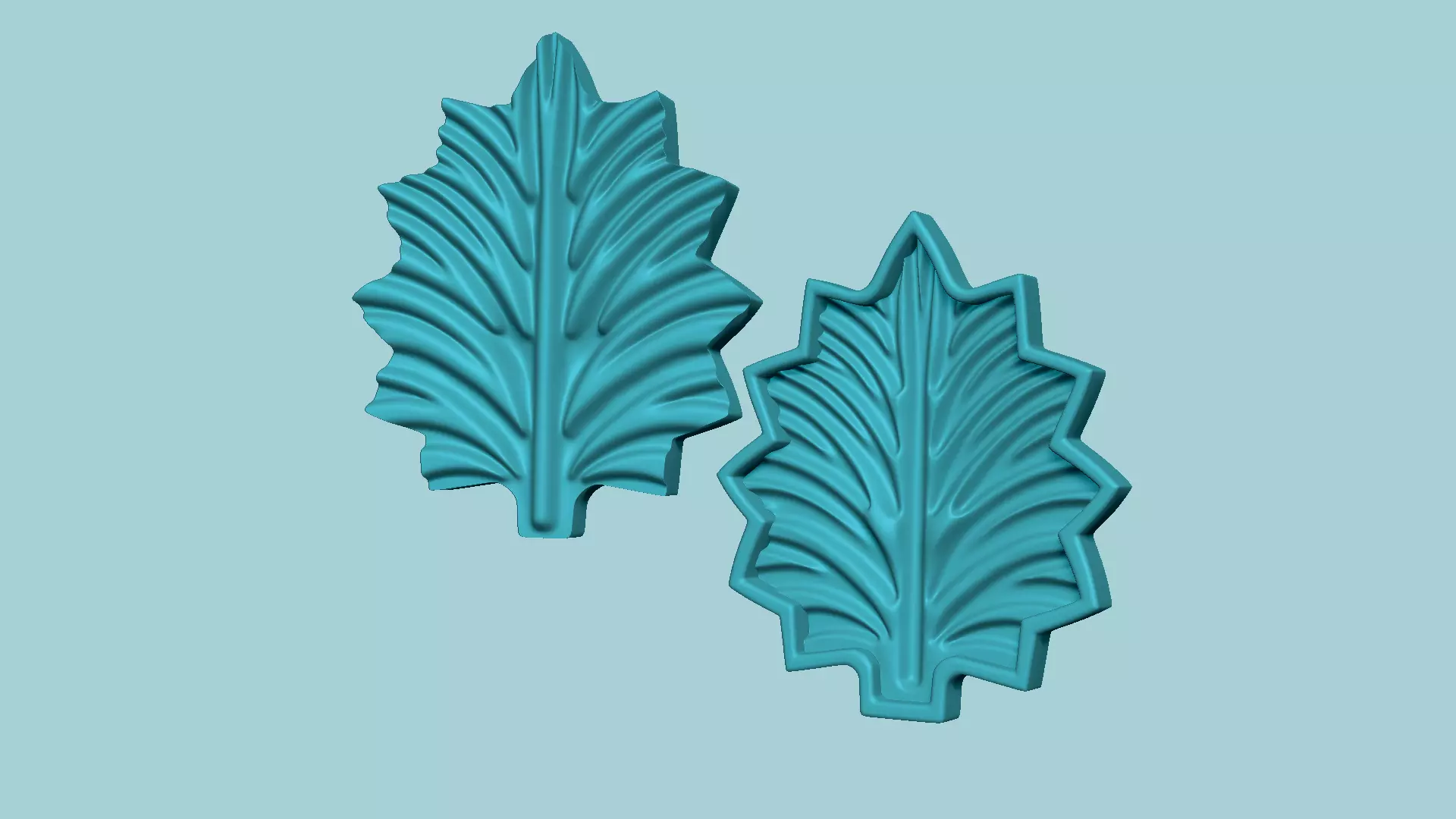 Holly Leaf - Molding Arrangement EVA Foam Craft Free 3D print model