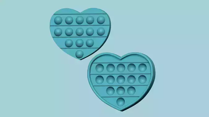 Pop It Heart - Molding Presser EVA Foam Craft