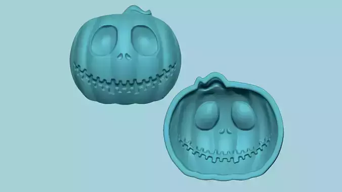 Halloween Pumpkin - Molding EVA - Jack O Lantern 3D print model