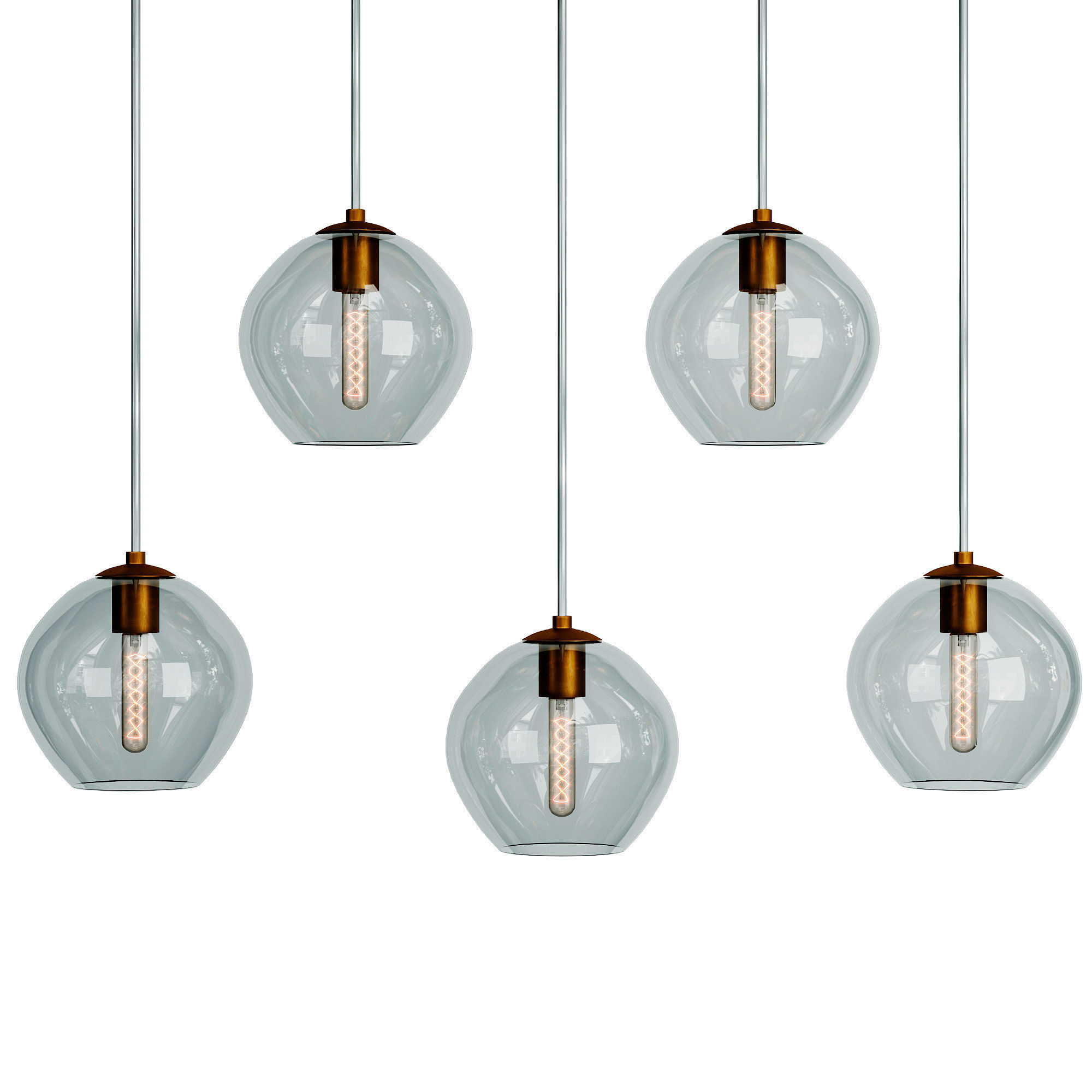 Lampatron FINNAR chandelier Low-poly 3D model_1