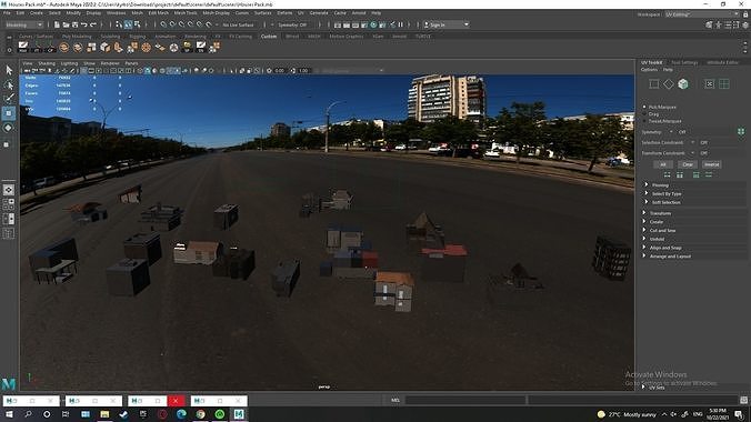 Low Poly House Pack Low-poly 3D model 4