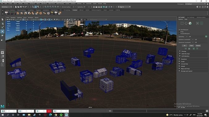 Low Poly House Pack Low-poly 3D model 5