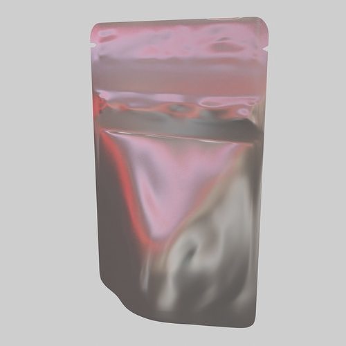 Cannabis pouch 3D model