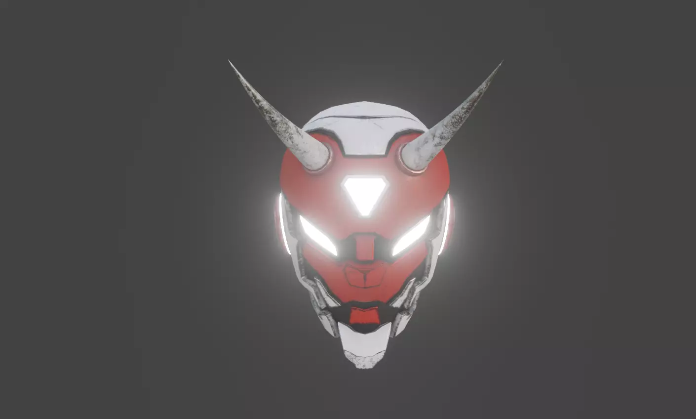Hiro Helmet Low-poly 3D model_0