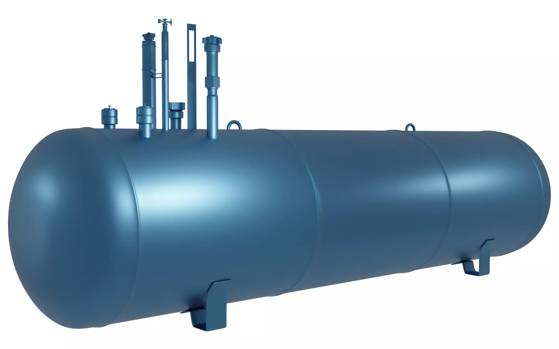 Industry Gas-Holders pack Low-Poly 3D model 3D model