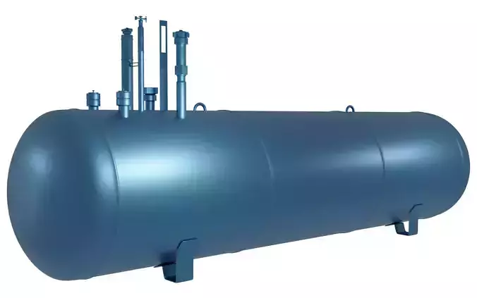 Industry Gas-Holders pack Low-Poly 3D model