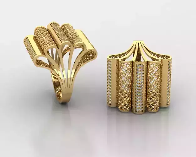 Woman Rings 3D