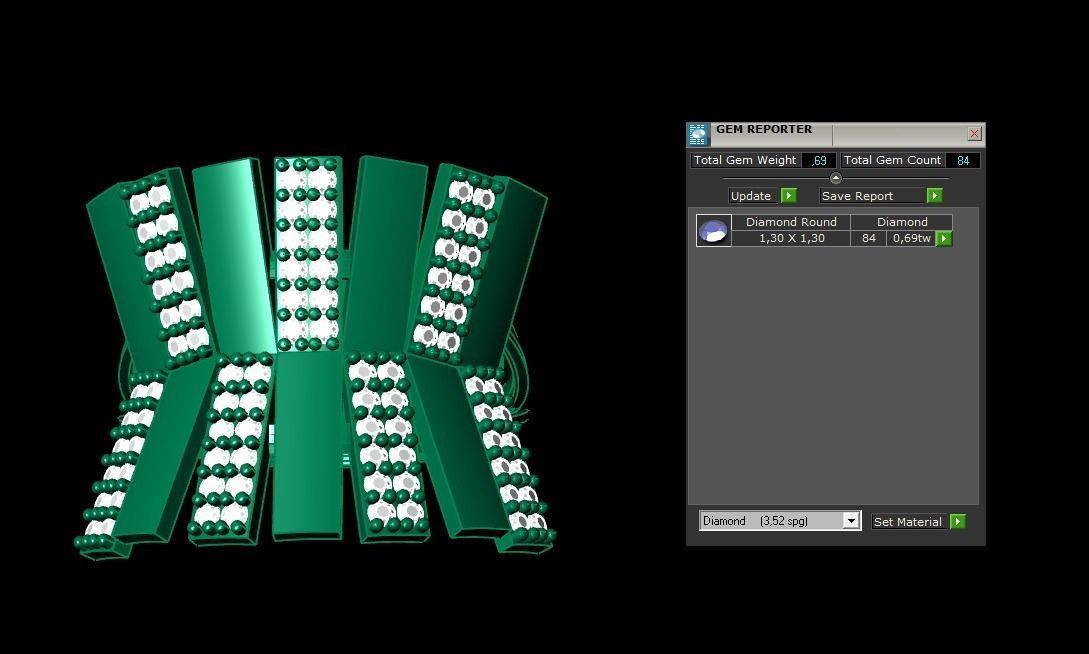 Woman Rings 3D 3D print model_2