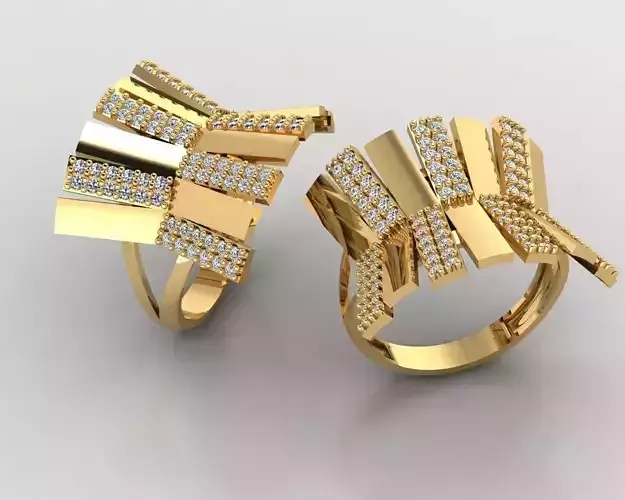 Woman Rings 3D