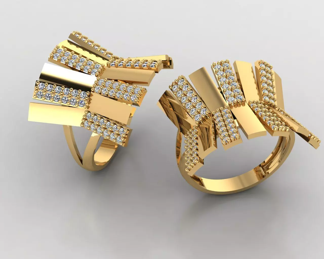 Woman Rings 3D 3D print model_0