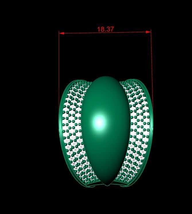 Woman Rings 3D 3D print model_2