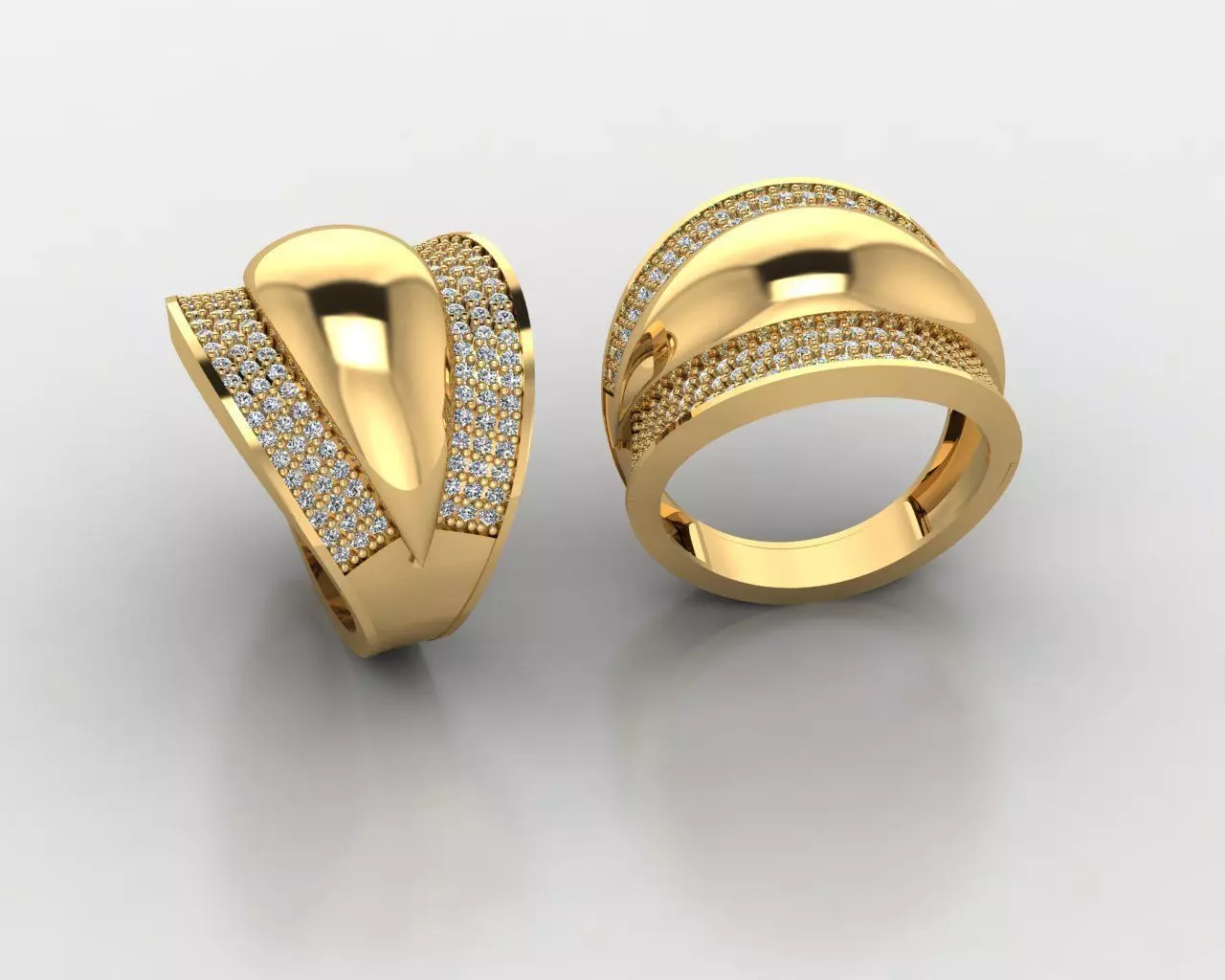 Woman Rings 3D 3D print model_0