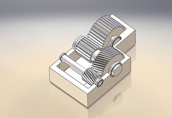 2 Step Gearbox 3D model