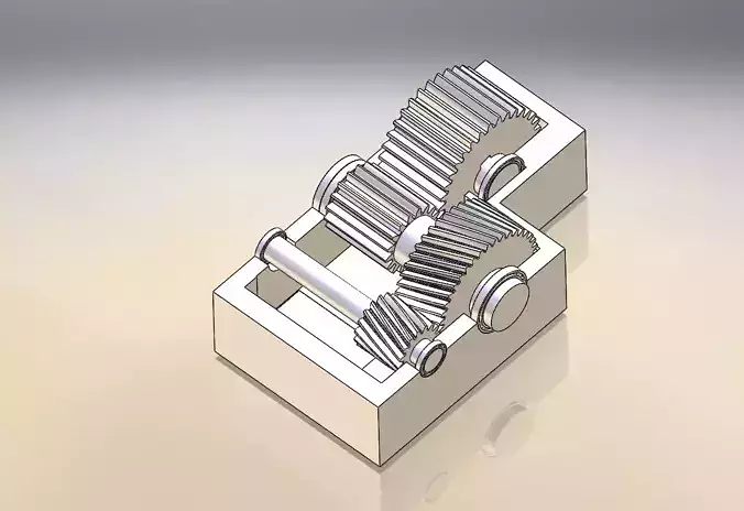 2 Step Gearbox 3D model