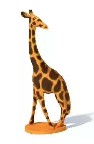 Plastic Model Giraffe 3D model
