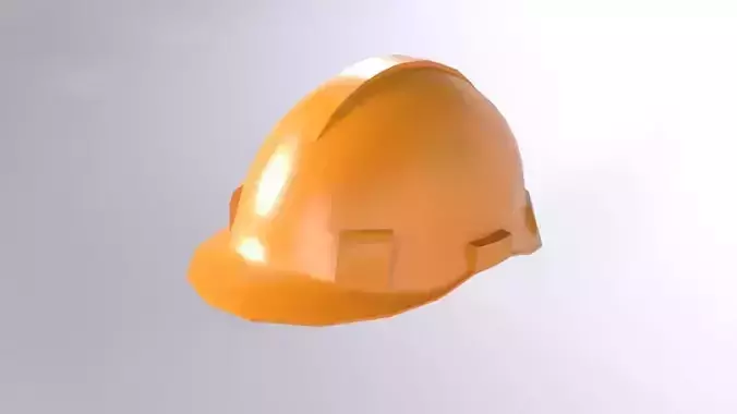 Safety Helmet Low Poly
