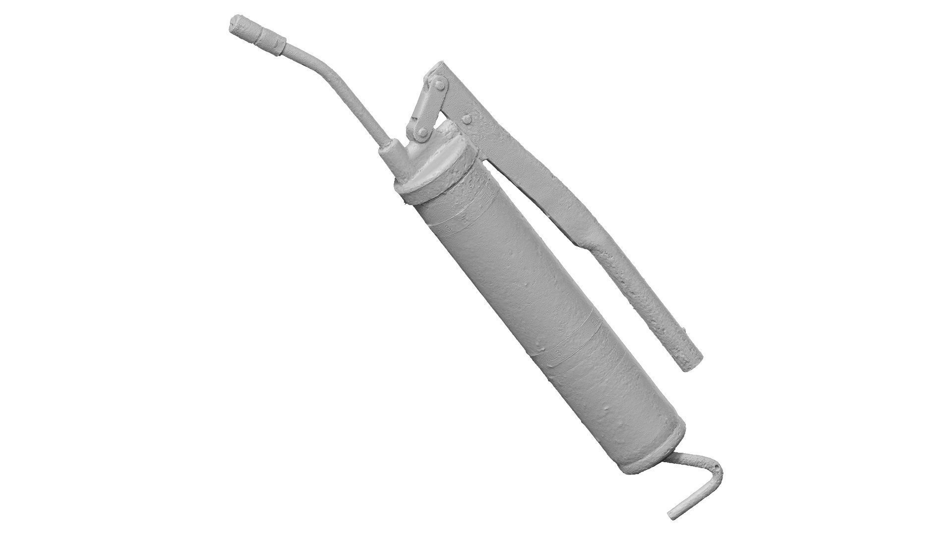Grease Pump Gun Raw Scanned 3D model_1