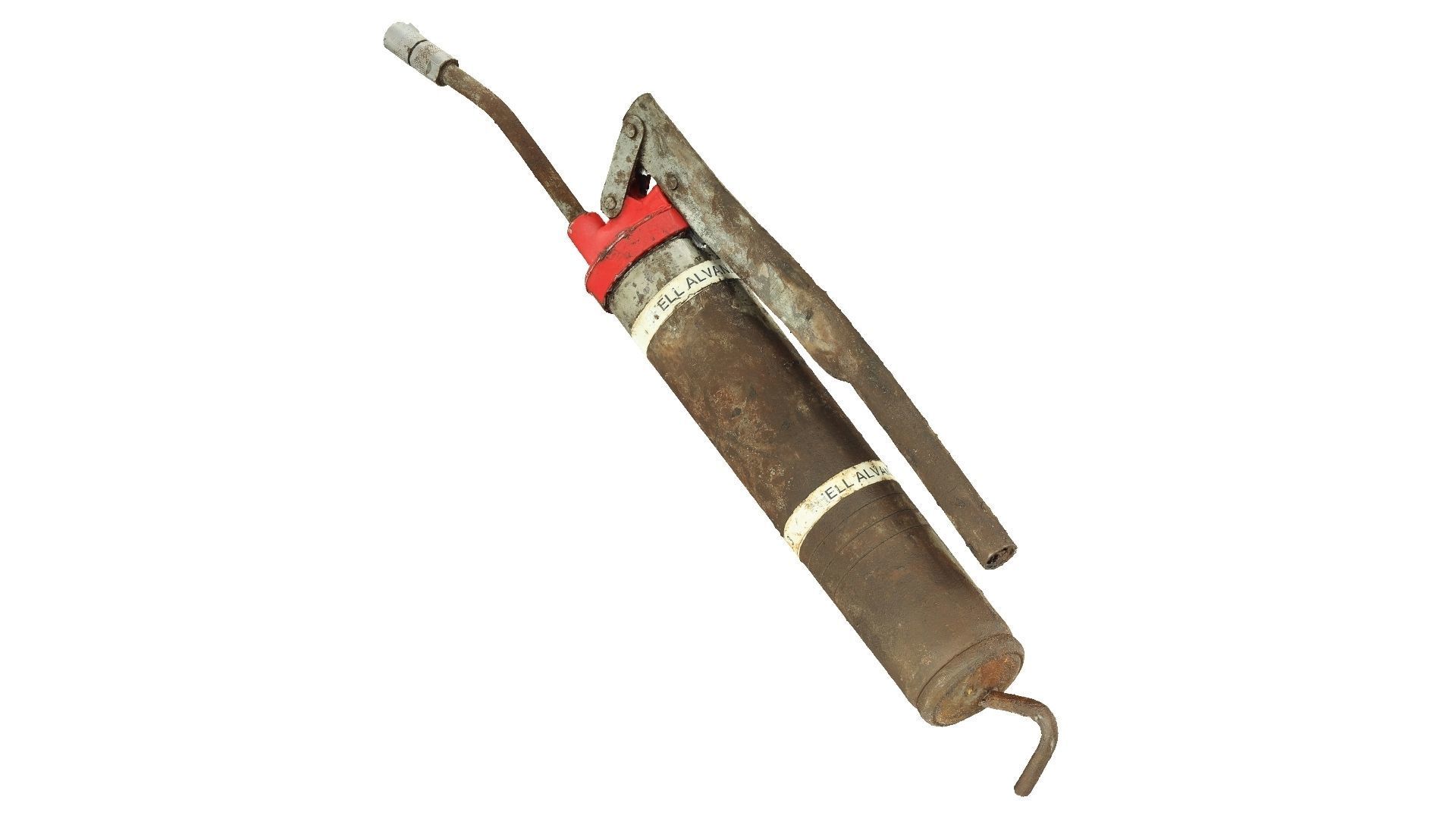 Grease Pump Gun Raw Scanned 3D model_6