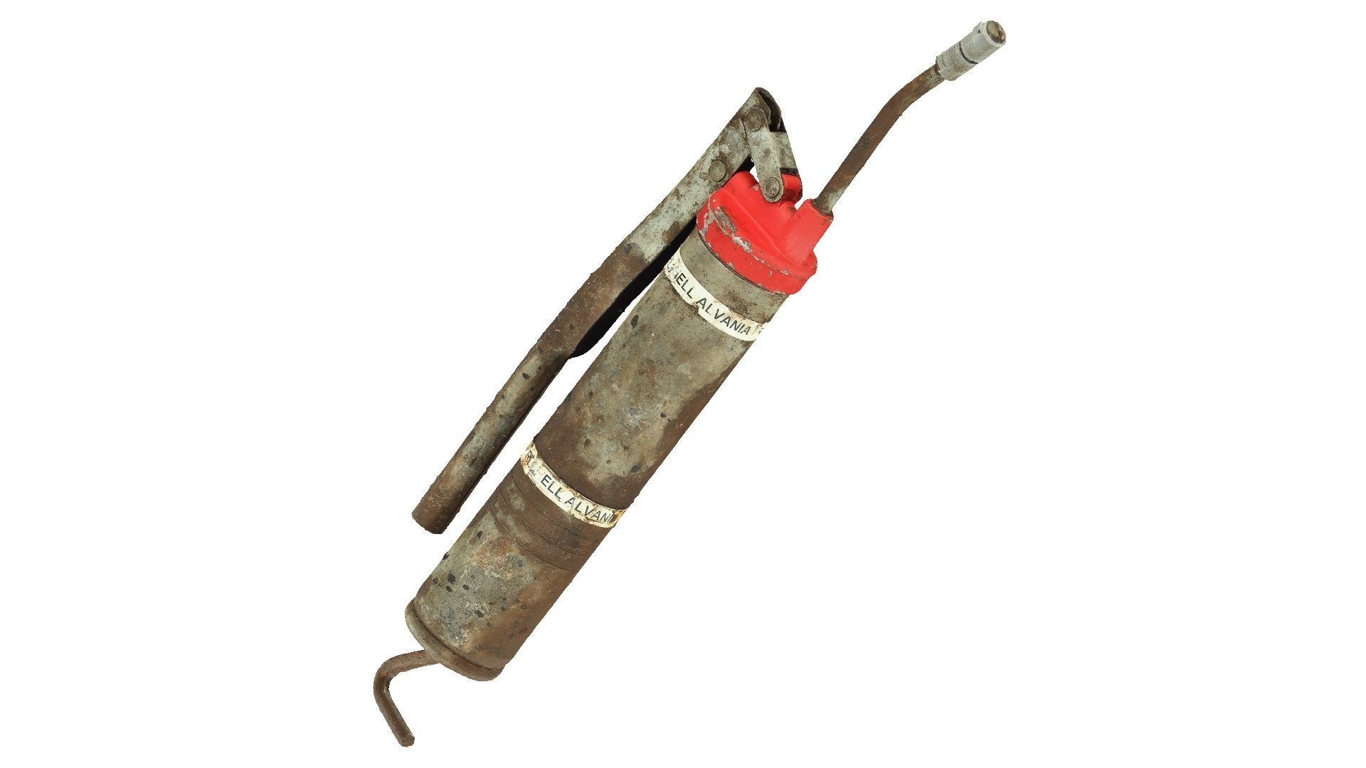 Grease Pump Gun Raw Scanned 3D model_3