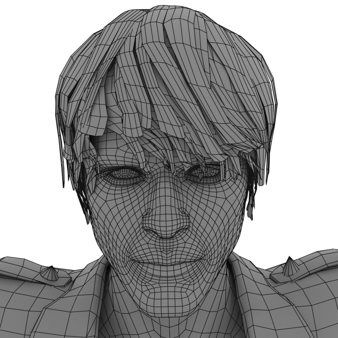 Gaming Man Character 3D model_5