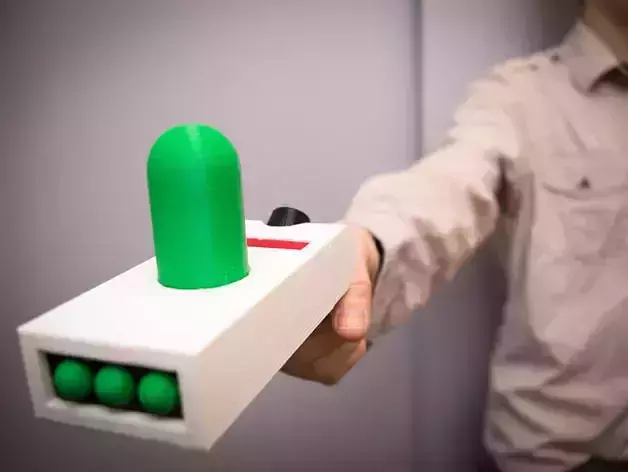 RIcks portal gun from Rick and Morty cartoon