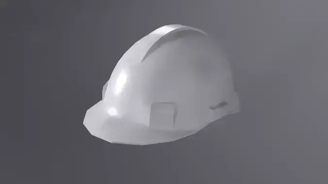 Safety Helmet Low Poly