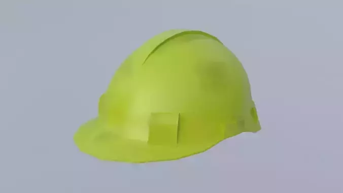 Safety Helmet Low Poly