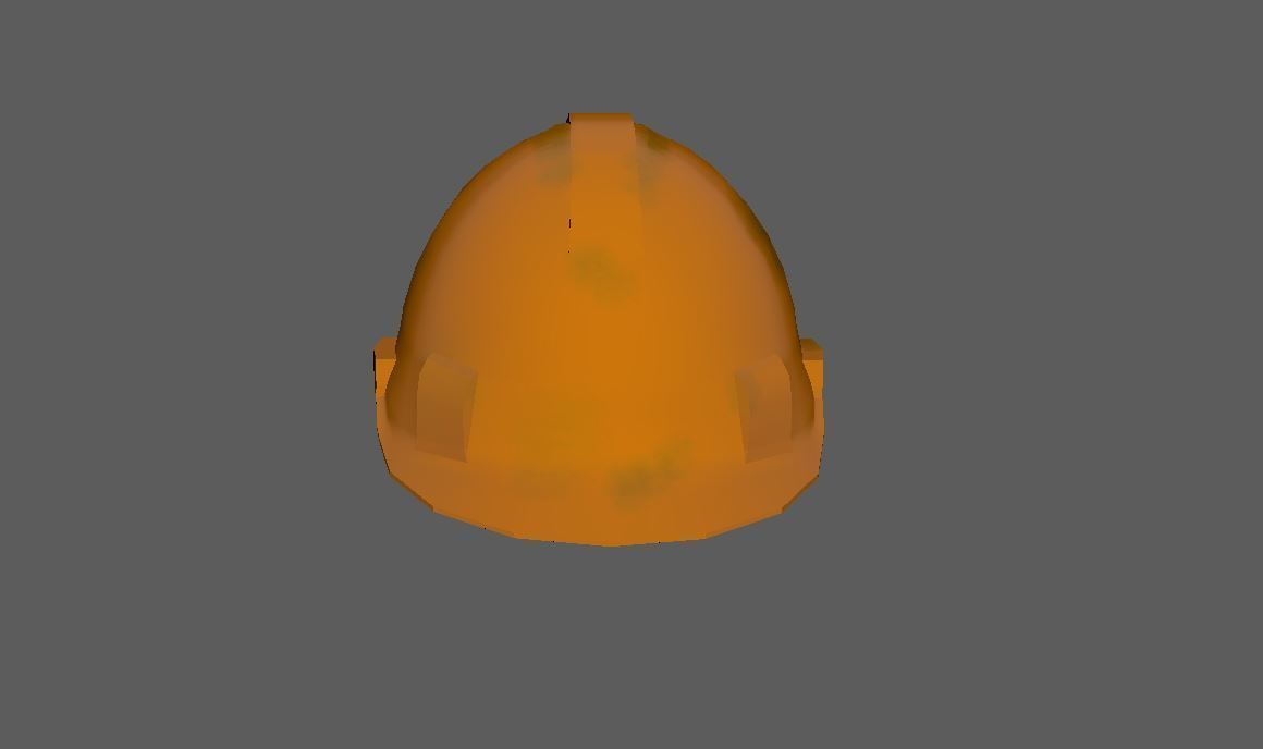 Worker Safety Helmet Set Low-poly 3D model_9