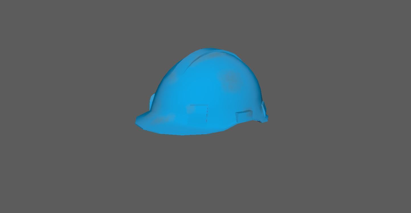 Worker Safety Helmet Set Low-poly 3D model_7