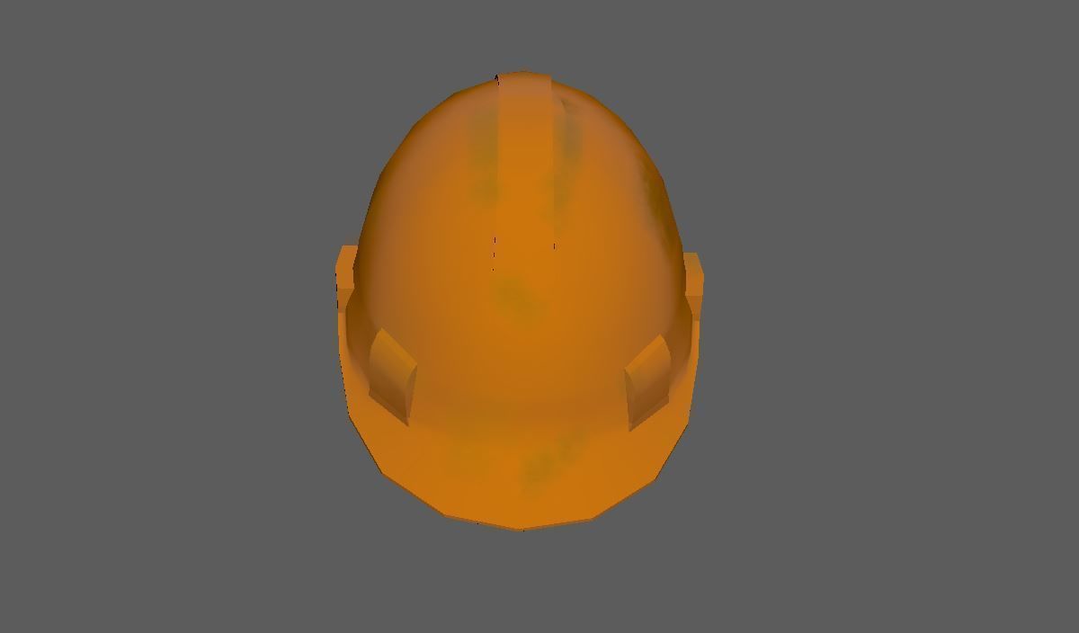 Worker Safety Helmet Set Low-poly 3D model_15