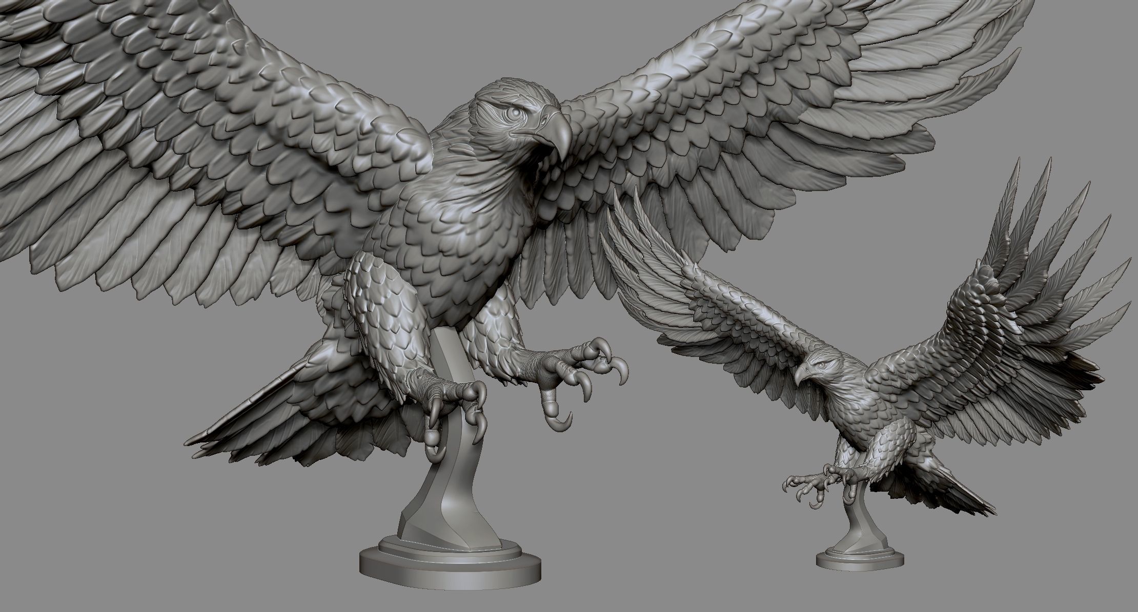 Eagle Golden 3D print model_4