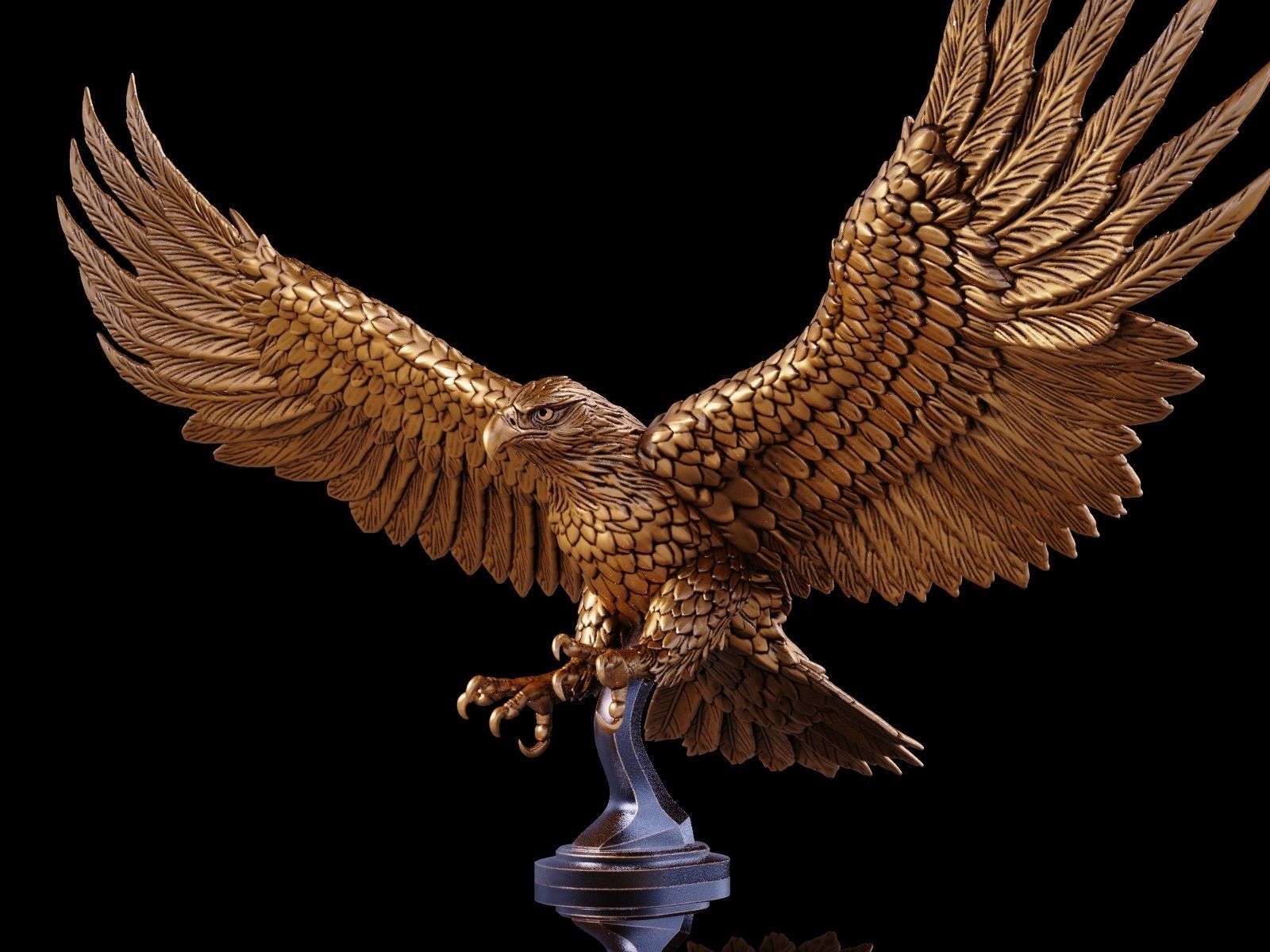 Eagle Golden 3D print model_1