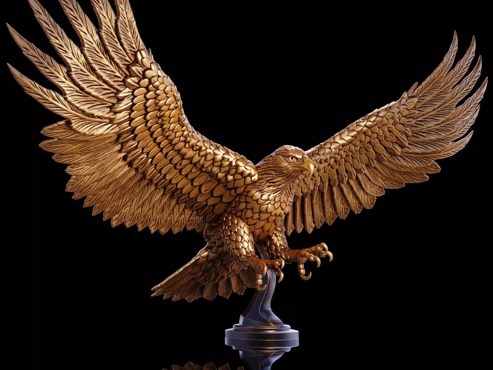 Eagle Golden 3D print model_0