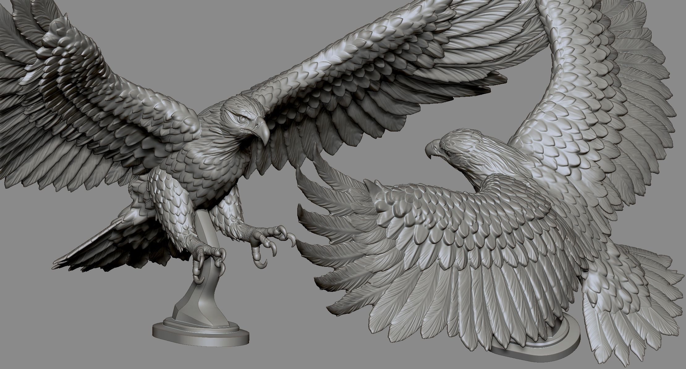 Eagle Golden 3D print model_3