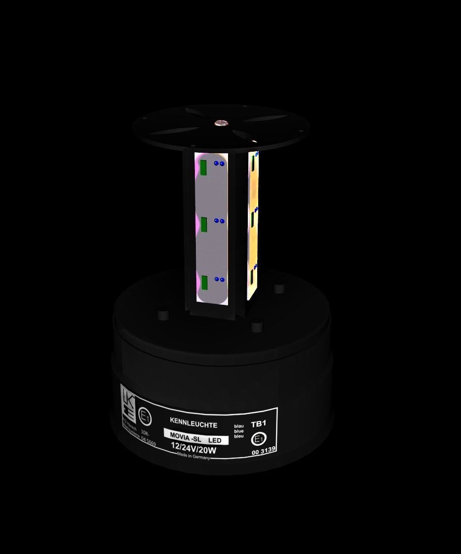 3D model Haensch Movia-SL LED VR / AR / low-poly | CGTrader