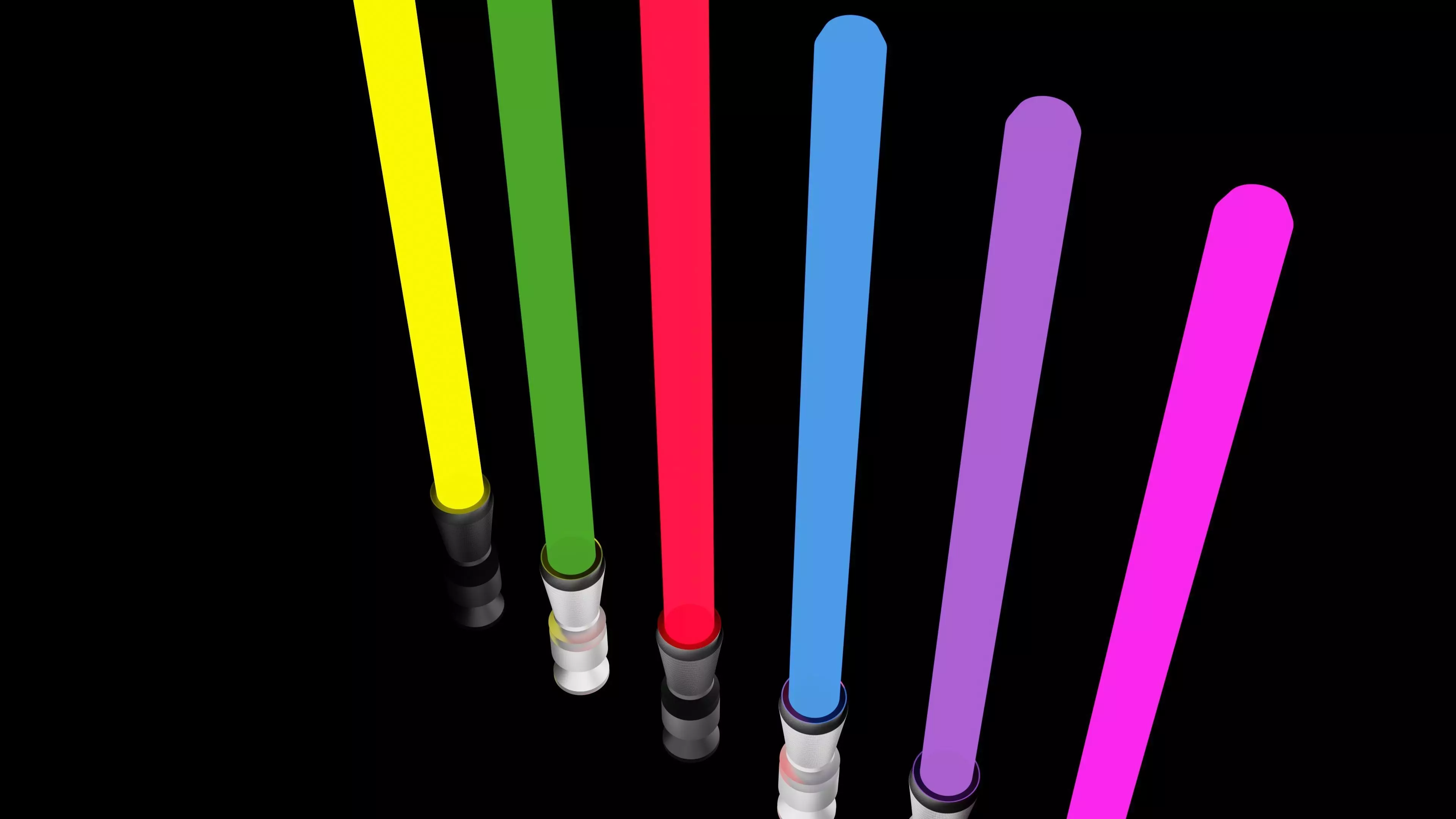 Blue Laser Sword 3D model 3D model