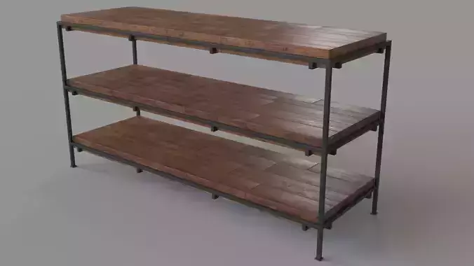 Barton 60  Media Console 3D model