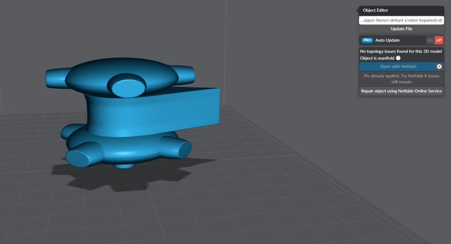 Defiant X Scale Model 3D print model_6