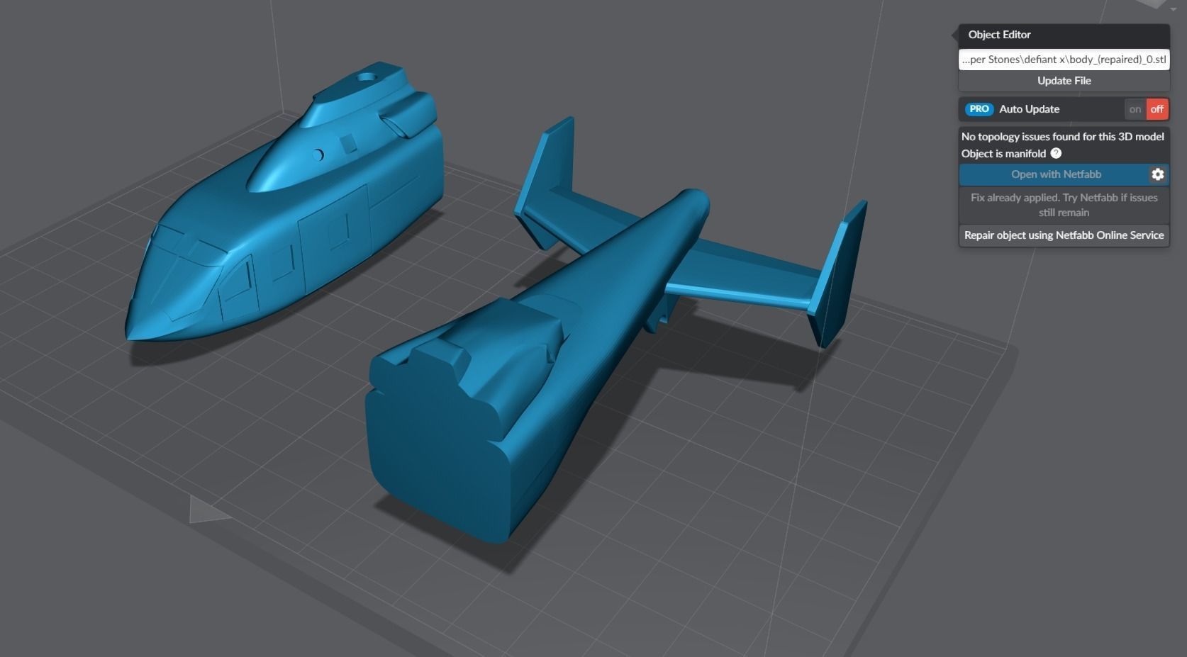 Defiant X Scale Model 3D print model_5