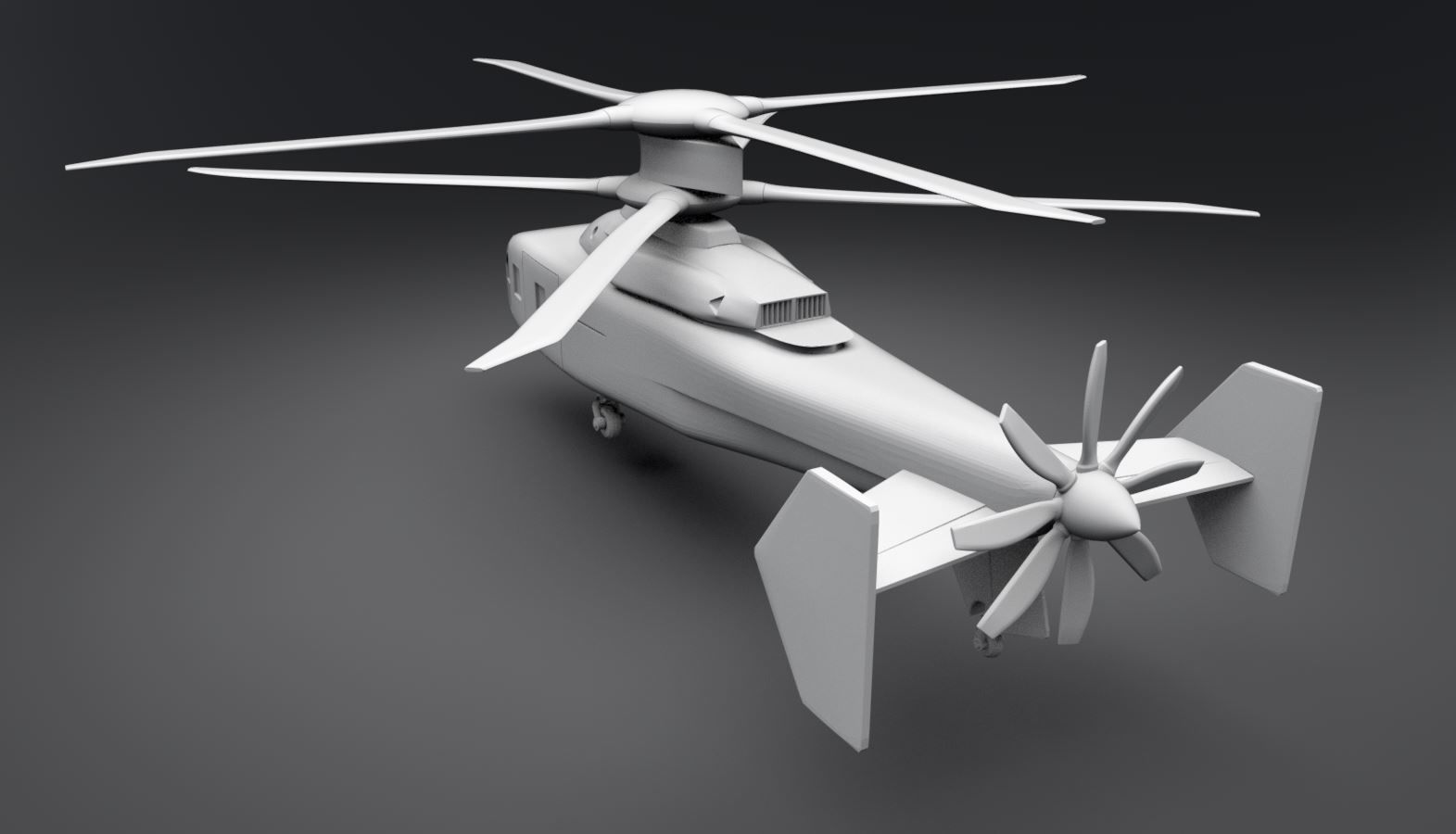 Defiant X Scale Model 3D print model_2