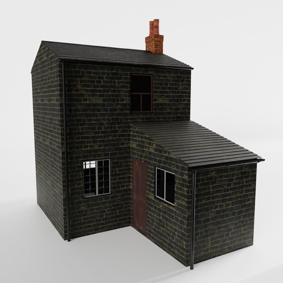 British Row Home 05 3D model_3