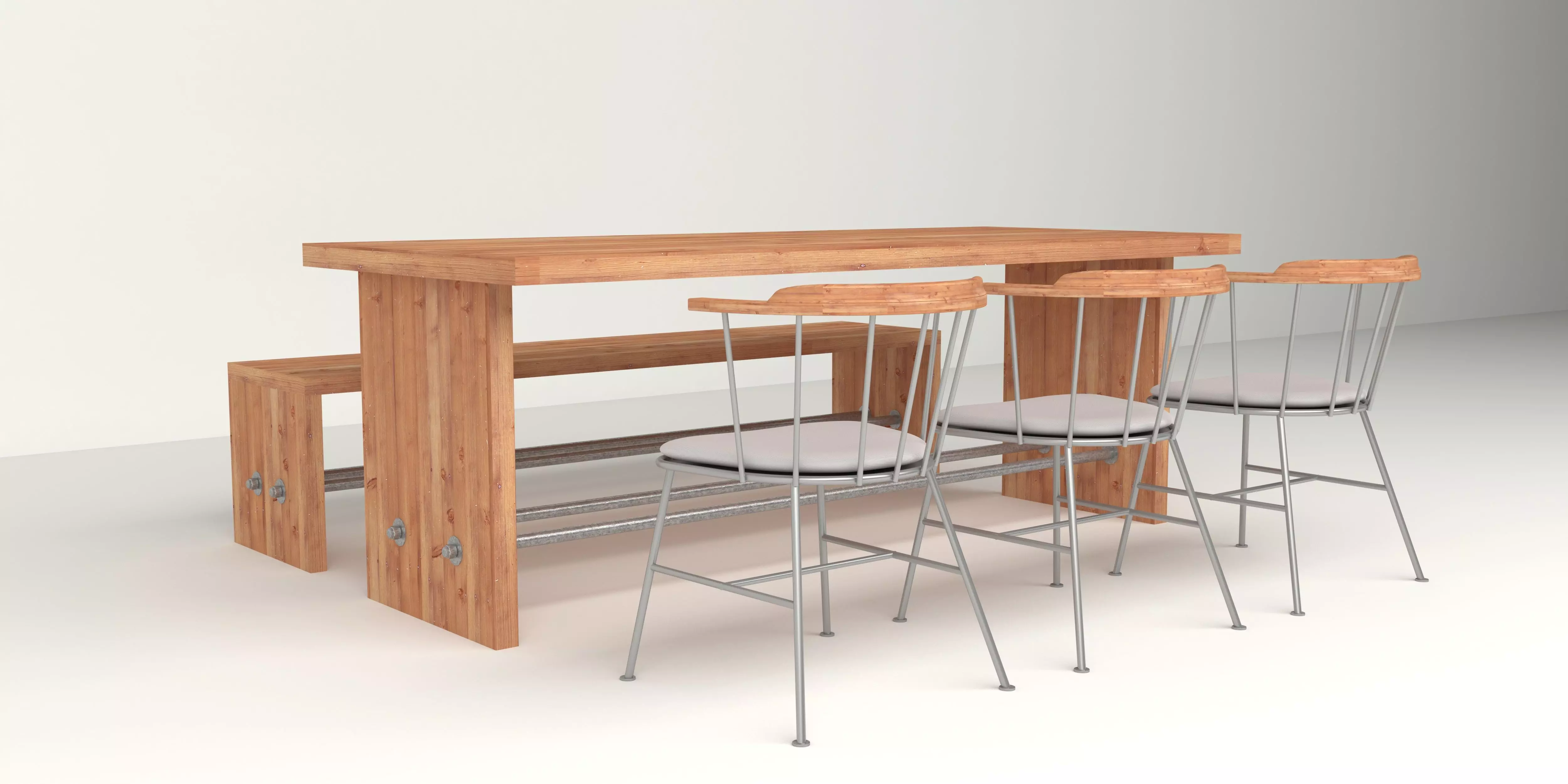 Dinner Table Free 3D model
