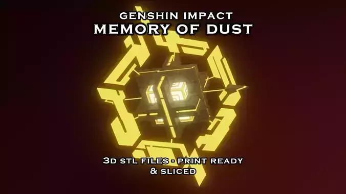 Memory of Dust Genshin Impact -- Print Ready 3D print model