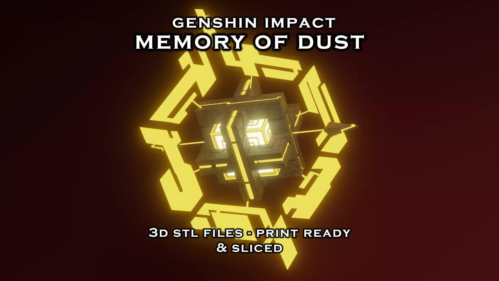Memory of Dust Genshin Impact -- Print Ready 3D print model_0