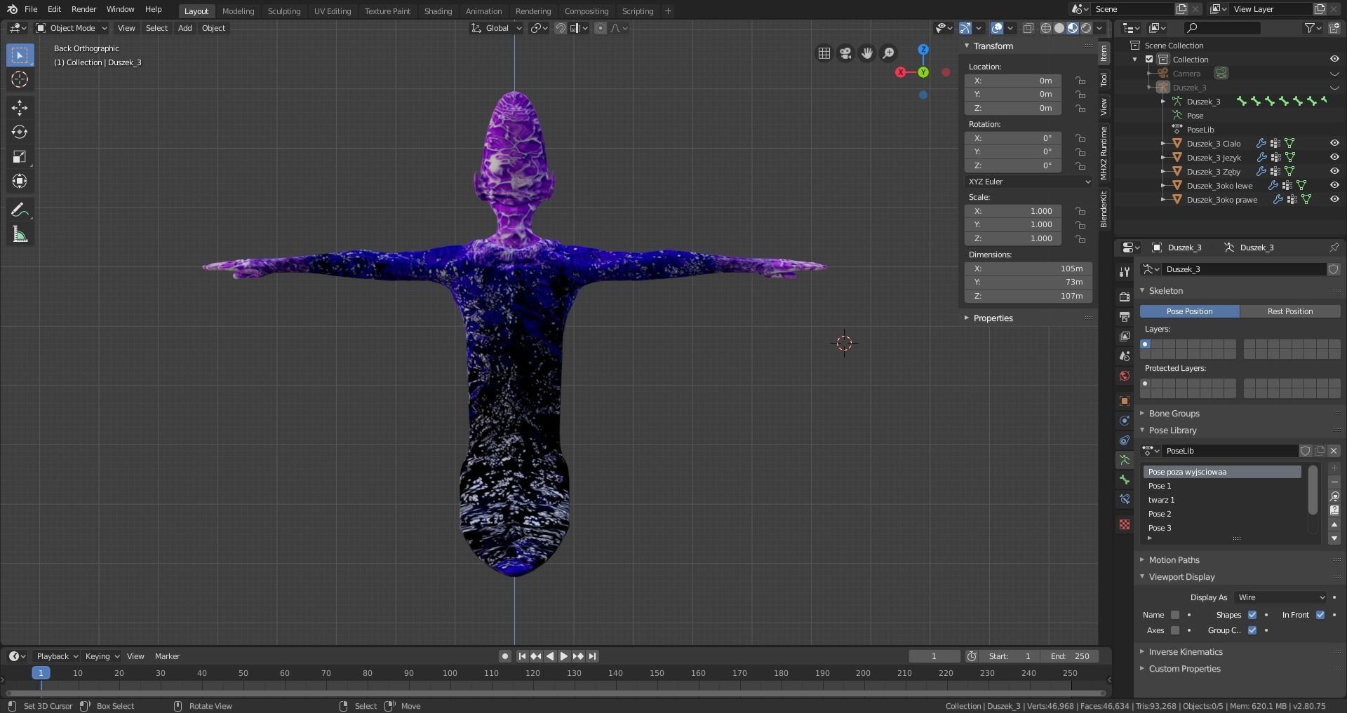 Water Ghost - Sea Low-poly 3D model_12