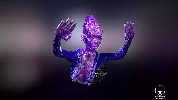 Water Ghost - Sea Low-poly 3D model