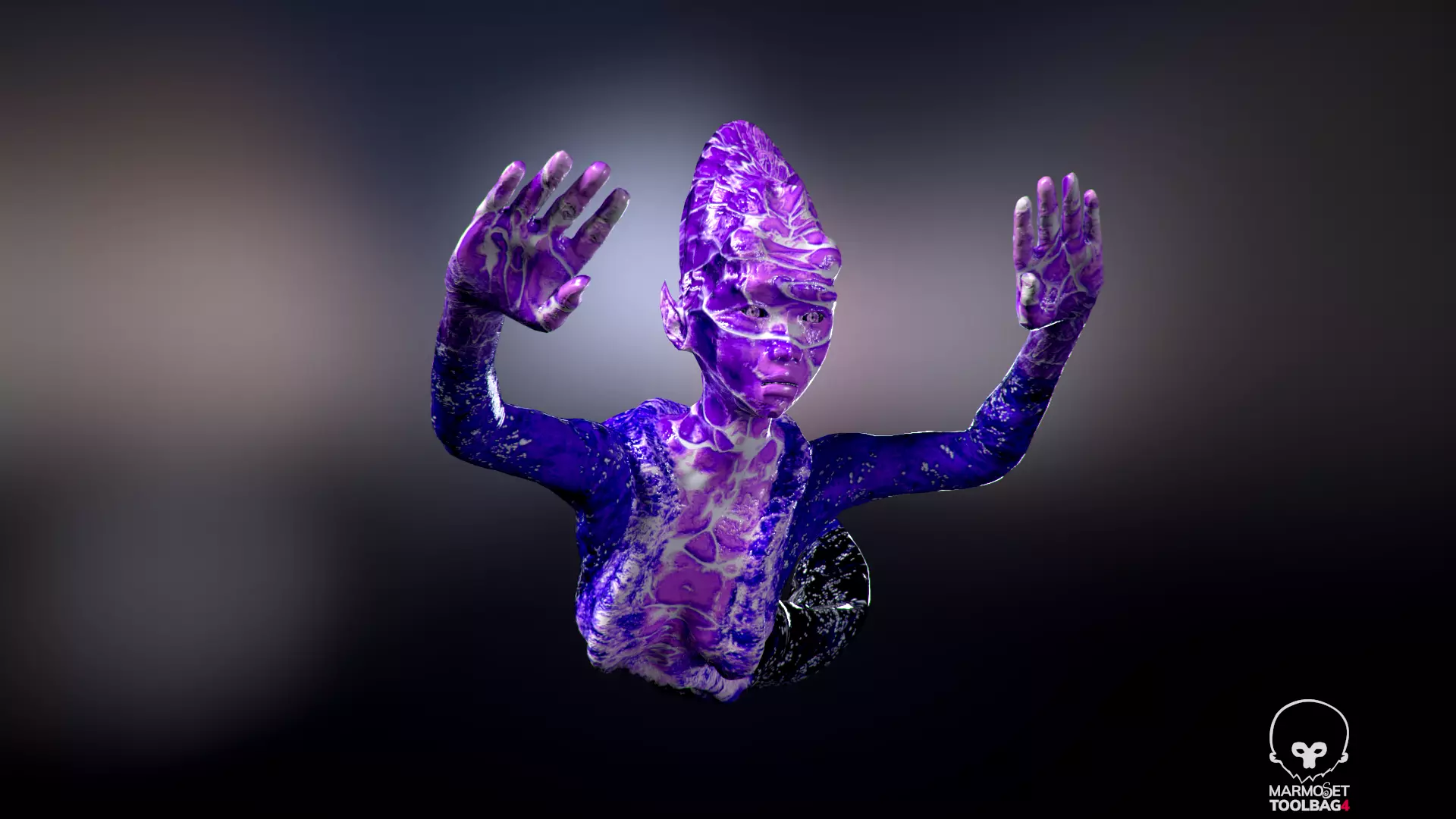 Water Ghost - Sea Low-poly 3D model_0