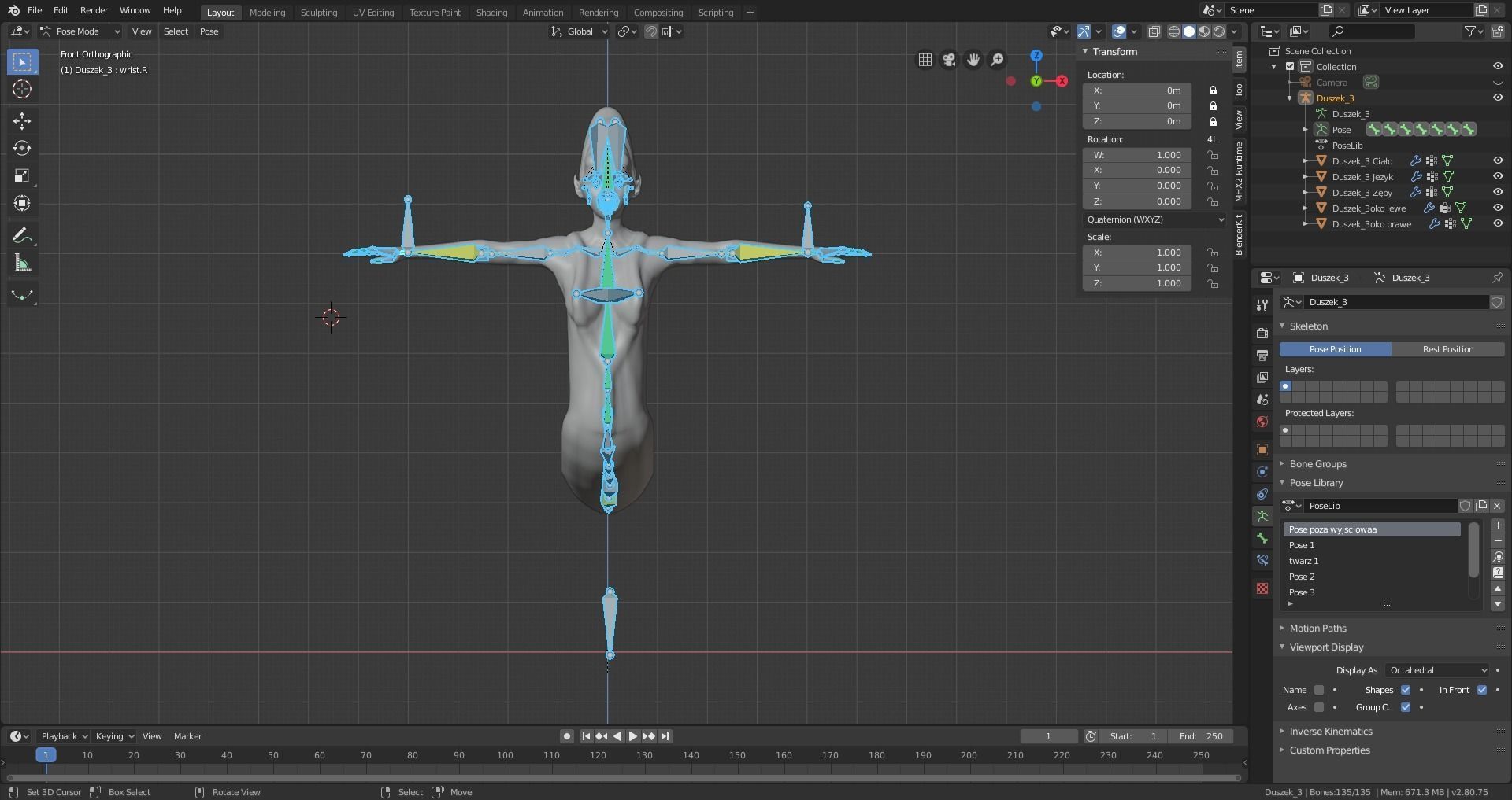 Water Ghost - Sea Low-poly 3D model_10